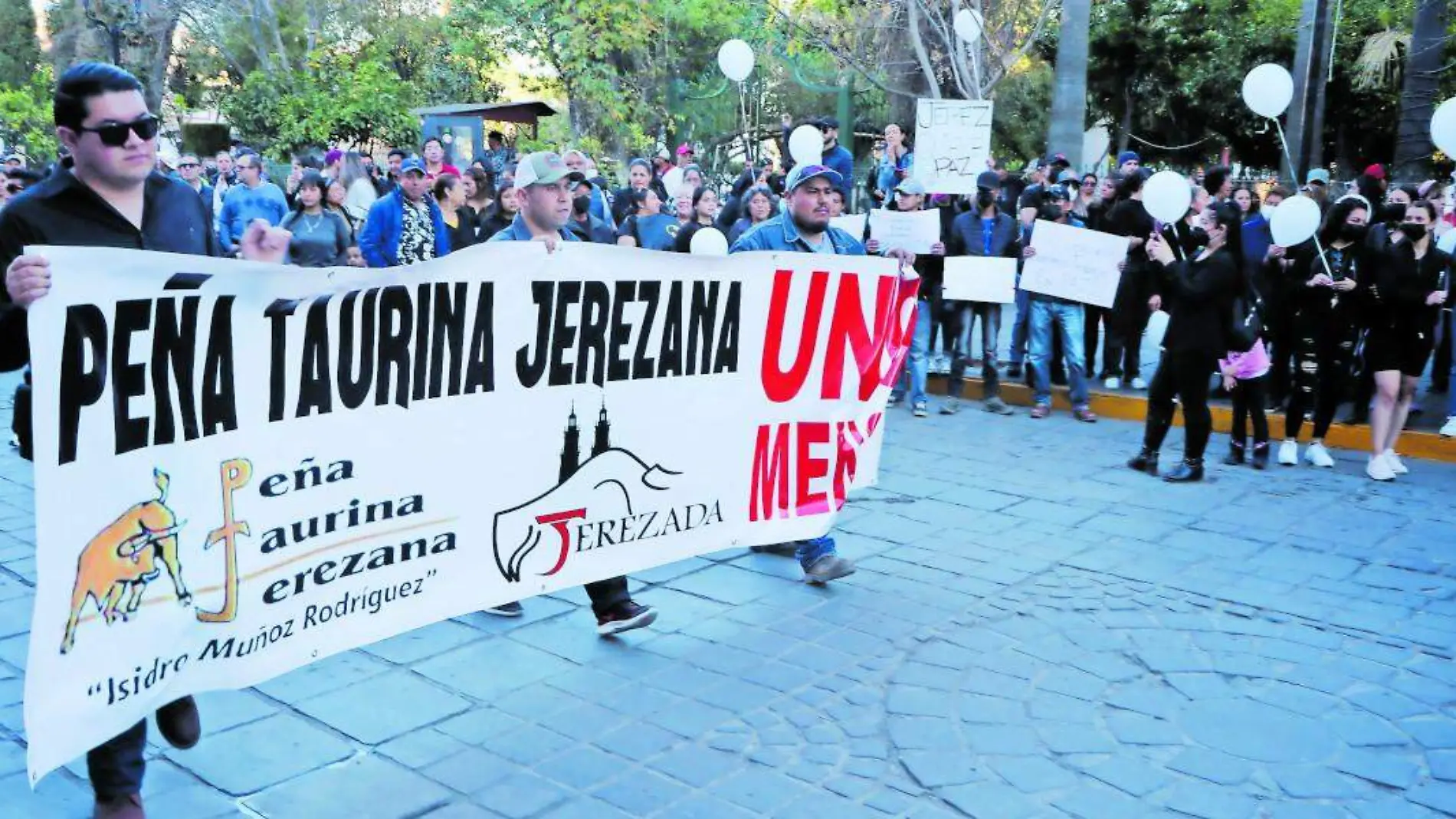 Marcha por la paz en Jerez, Zacatecas